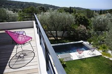 Location meublée à la semaine en courte durée d'une villa de luxe avec 4 chambres à côté de la Ciotat à Ceyreste